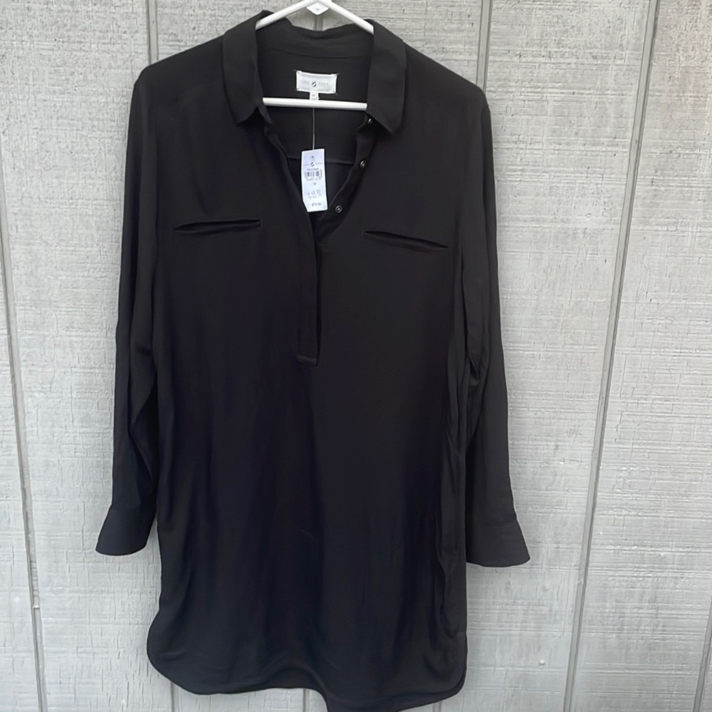 Loft Lou & Grey rayon pop over shirt dress. New with tags.